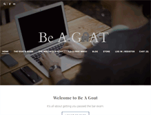 Tablet Screenshot of beagoat.com